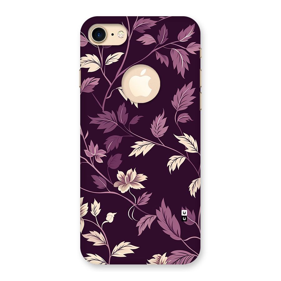 Traditional Florals Back Case for iPhone 7 Logo Cut