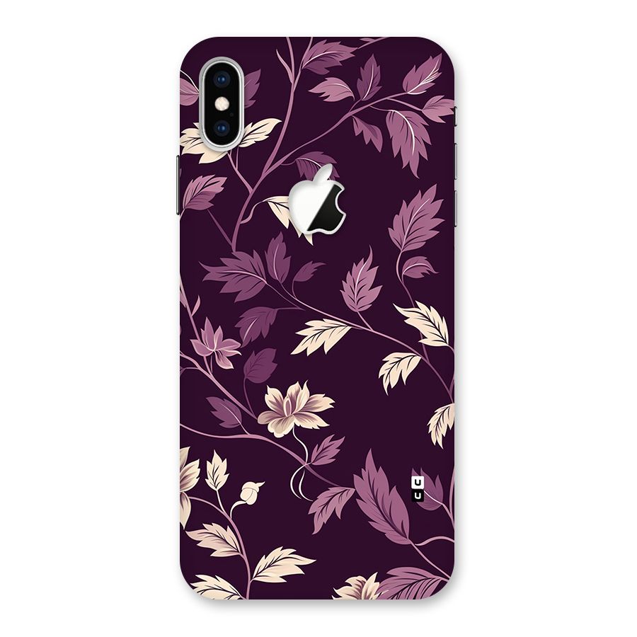 Traditional Florals Back Case for iPhone XS Max Apple Cut