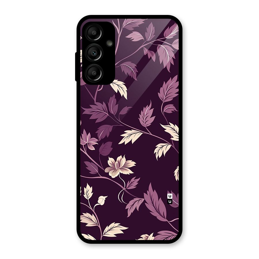 Traditional Florals Glass Back Case for Galaxy A14 5G