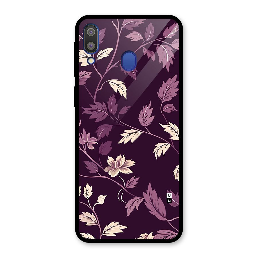 Traditional Florals Glass Back Case for Galaxy M20