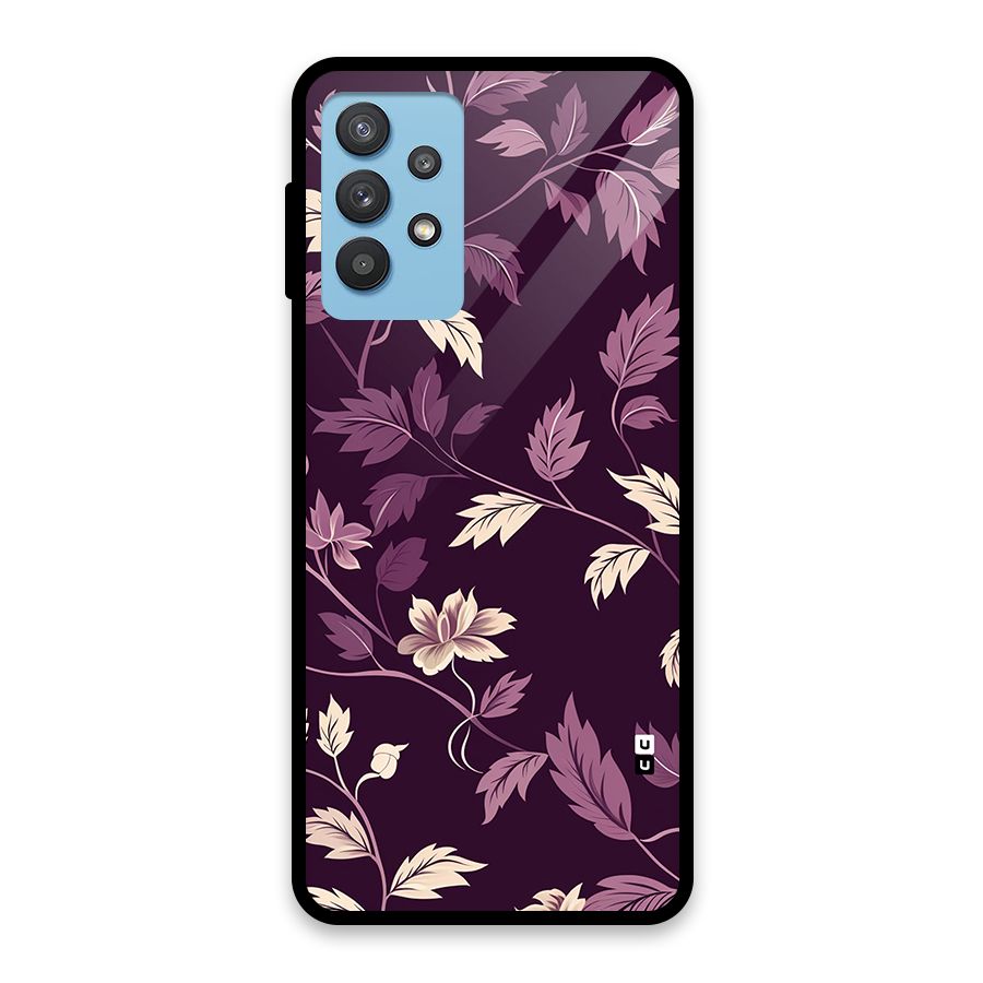 Traditional Florals Glass Back Case for Galaxy M32 5G