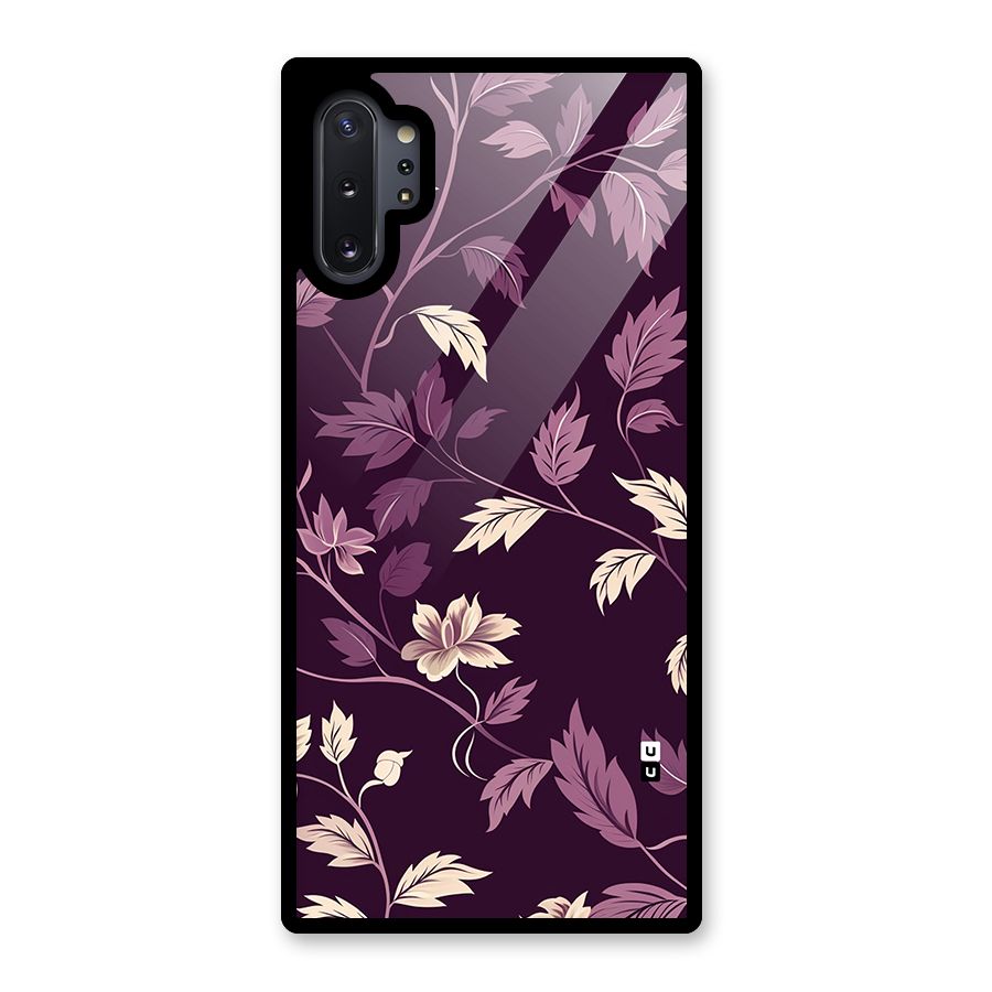Traditional Florals Glass Back Case for Galaxy Note 10 Plus