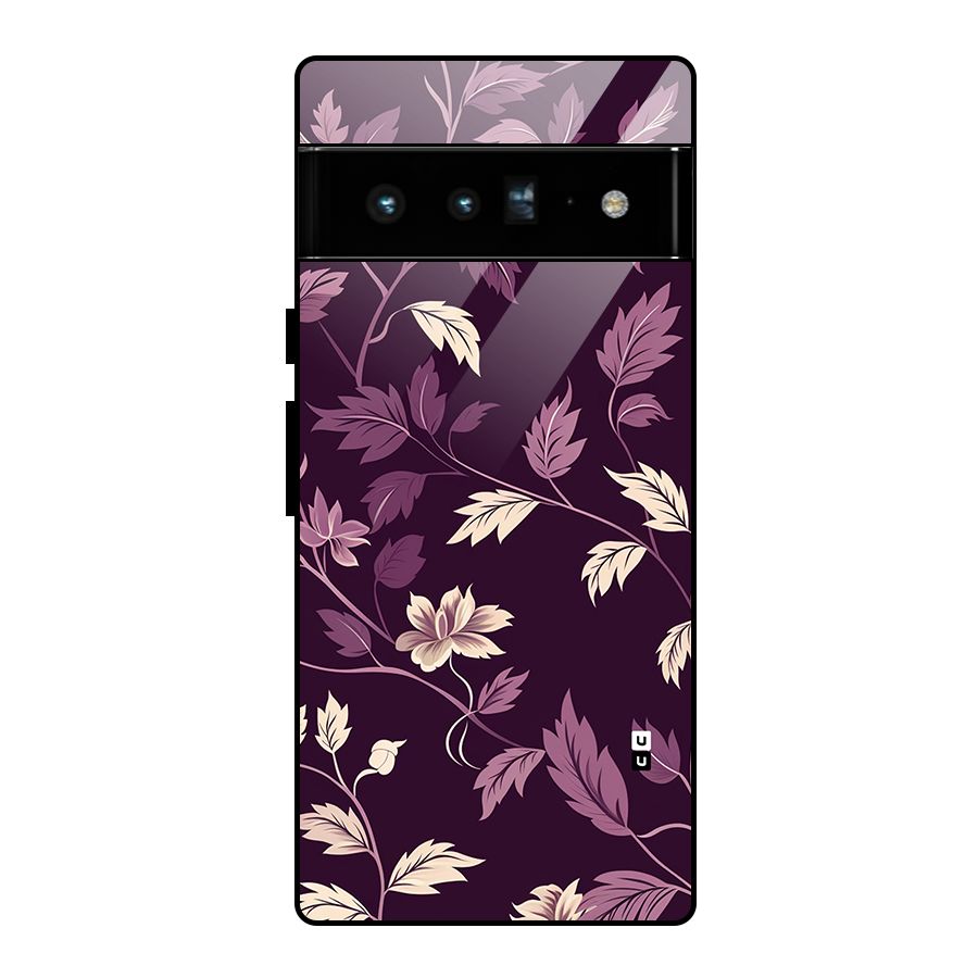 Traditional Florals Glass Back Case for Google Pixel 6 Pro