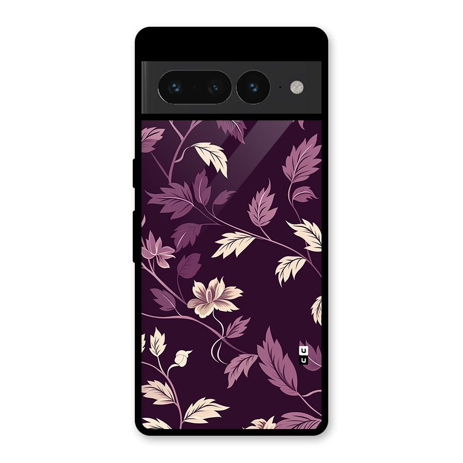 Traditional Florals Glass Back Case for Google Pixel 7 Pro