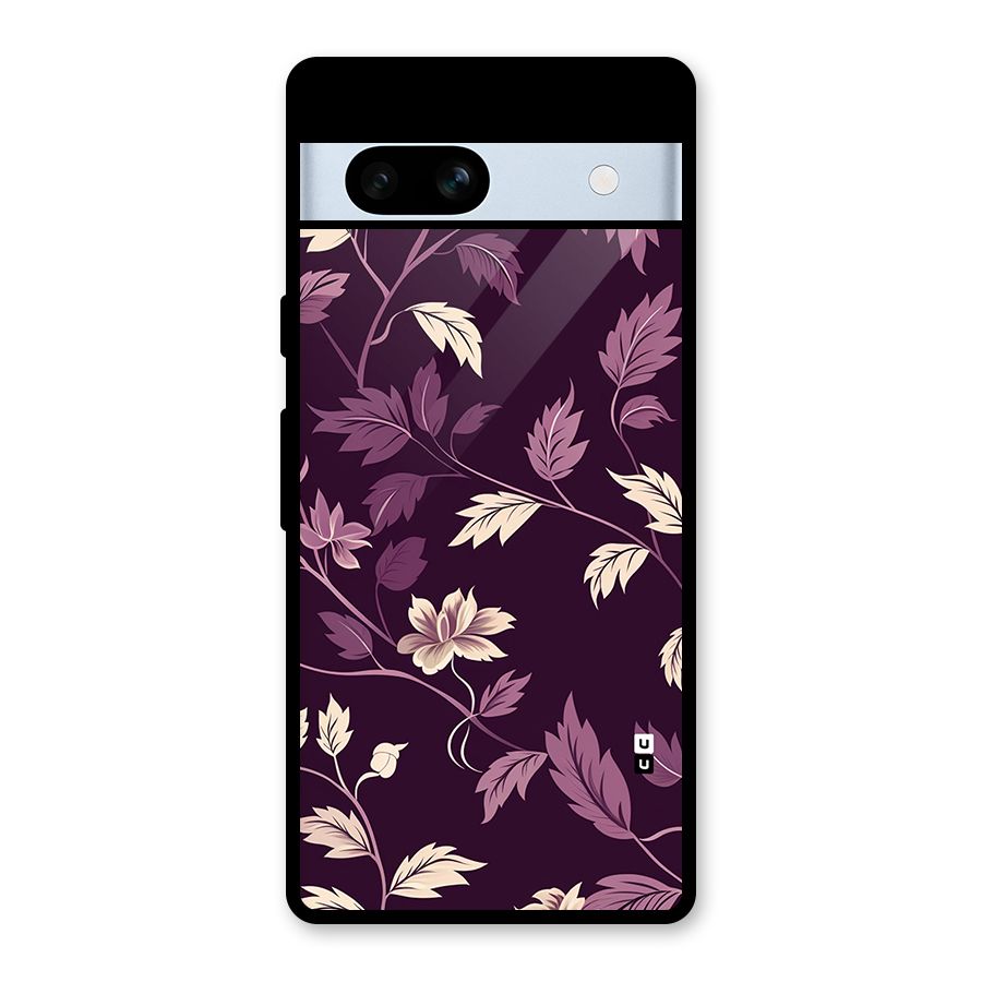 Traditional Florals Glass Back Case for Google Pixel 7a