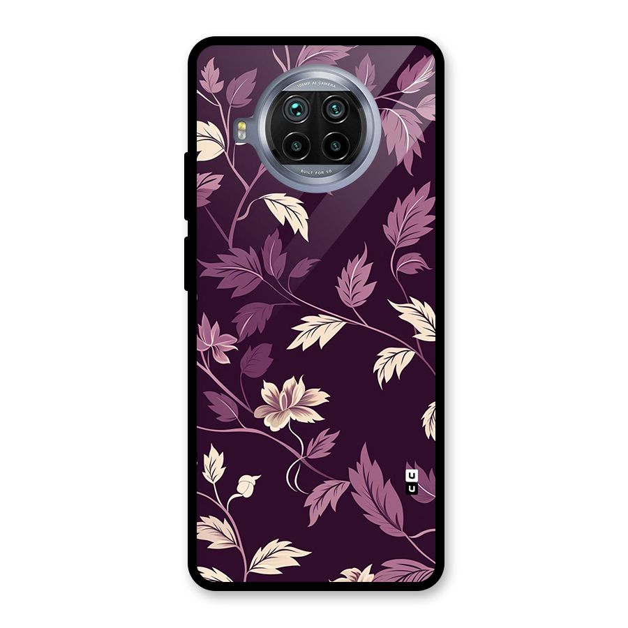 Traditional Florals Glass Back Case for Mi 10i