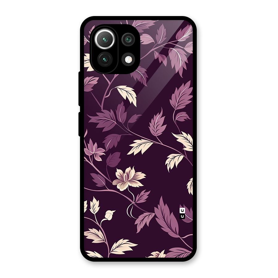 Traditional Florals Glass Back Case for Mi 11 Lite