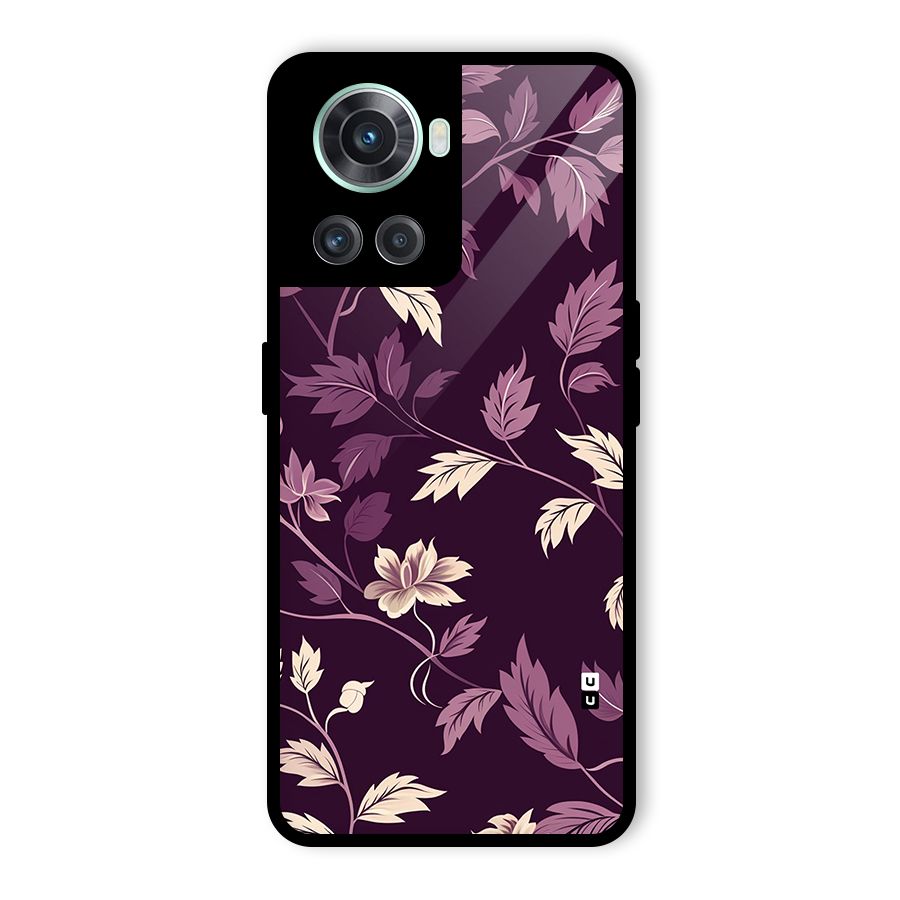 Traditional Florals Glass Back Case for OnePlus 10R
