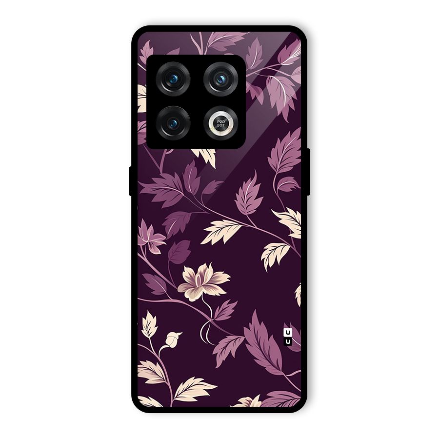 Traditional Florals Glass Back Case for OnePlus 10 Pro 5G