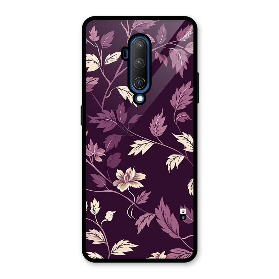 Traditional Florals Glass Back Case for OnePlus 7T Pro