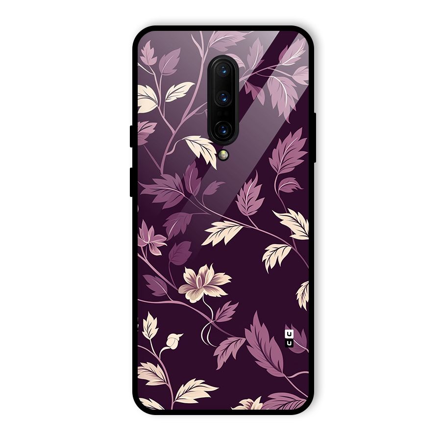 Traditional Florals Glass Back Case for OnePlus 7 Pro