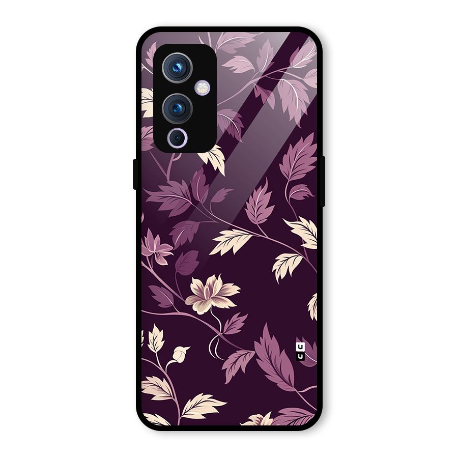 Traditional Florals Glass Back Case for OnePlus 9