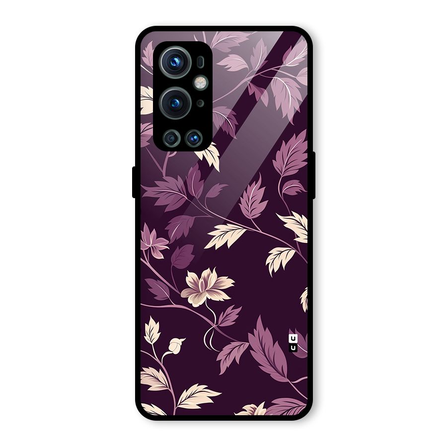 Traditional Florals Glass Back Case for OnePlus 9 Pro