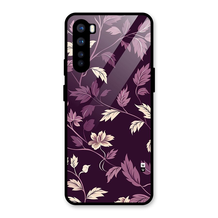 Traditional Florals Glass Back Case for OnePlus Nord