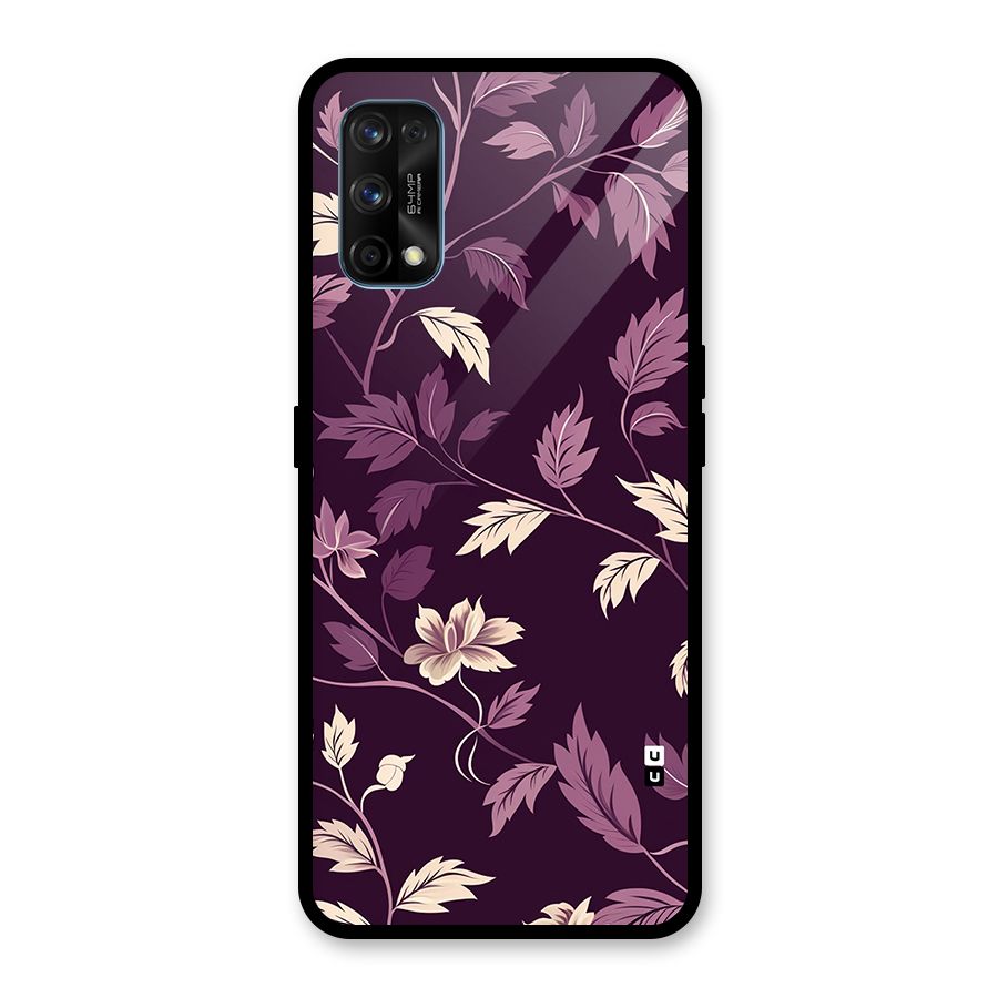 Traditional Florals Glass Back Case for Realme 7 Pro