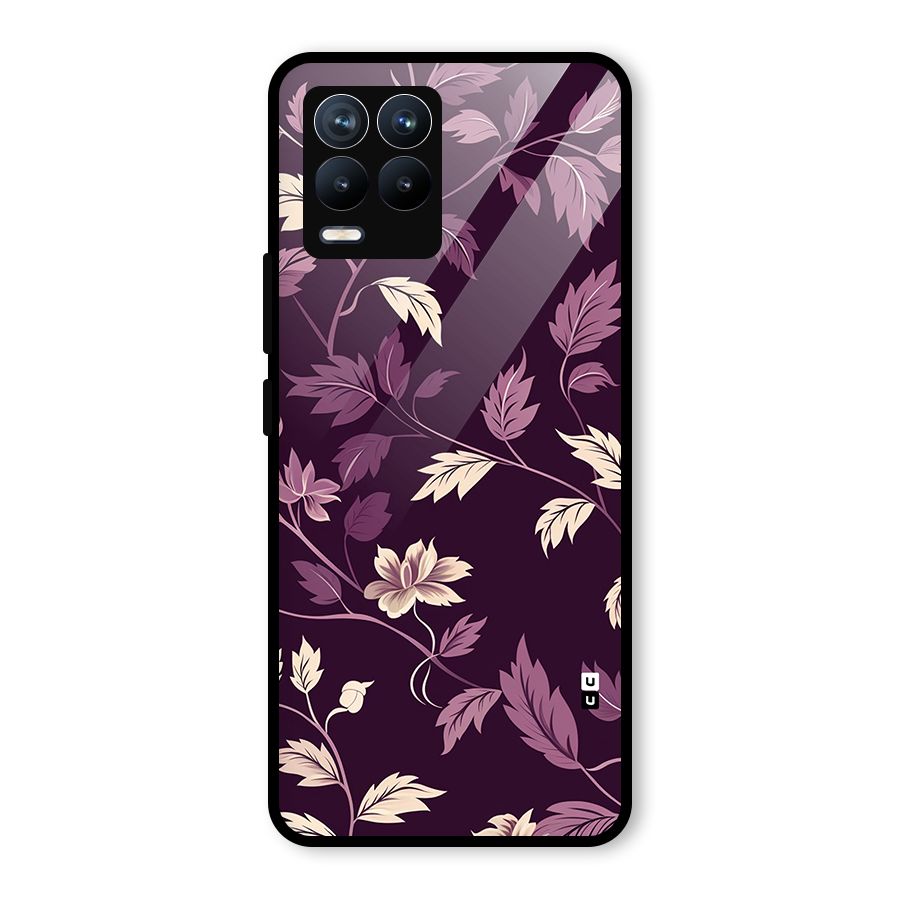 Traditional Florals Glass Back Case for Realme 8