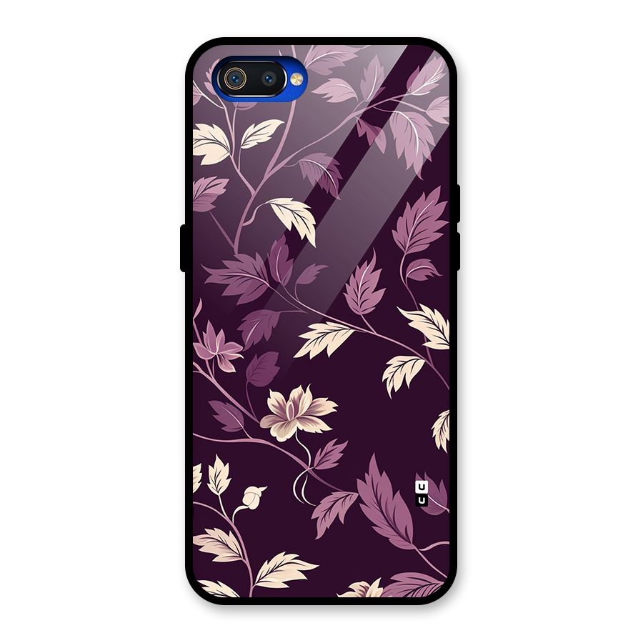 Traditional Florals Glass Back Case for Realme C2