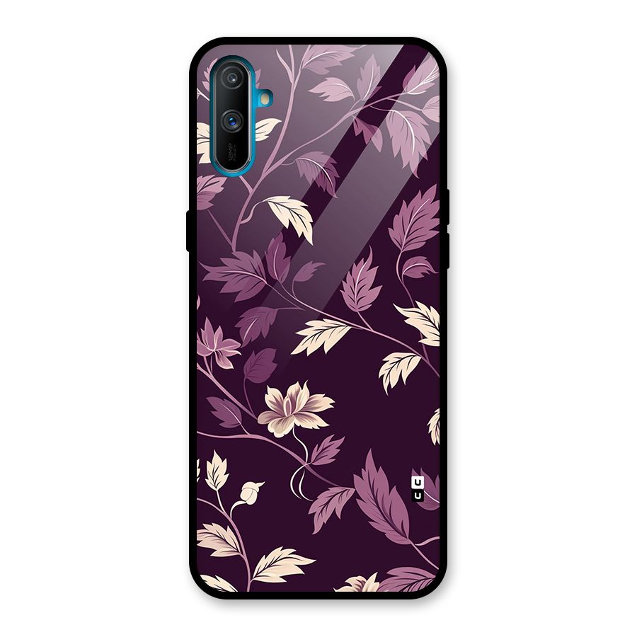 Traditional Florals Glass Back Case for Realme C3