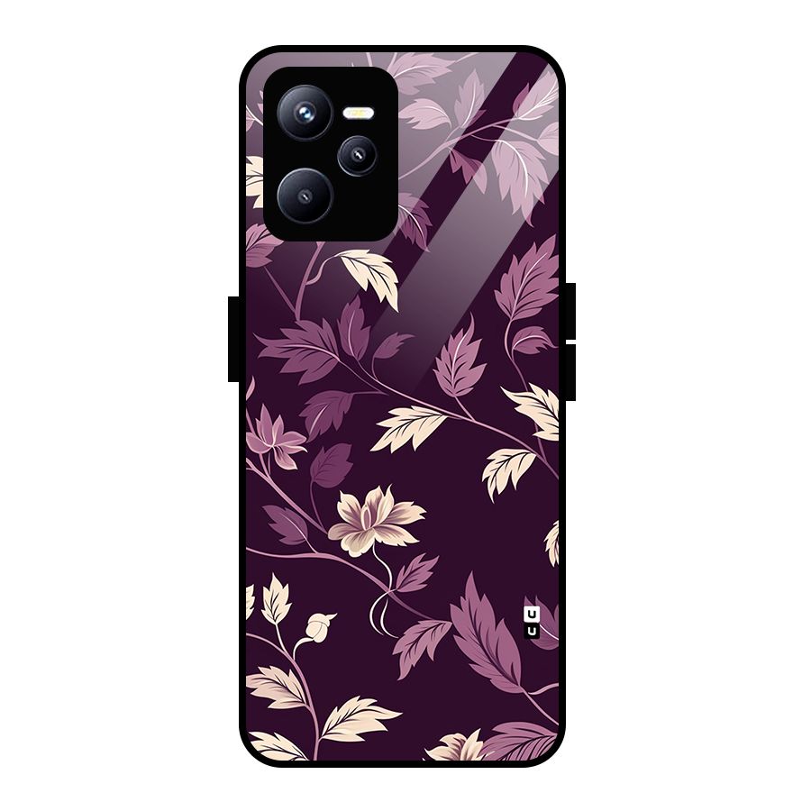 Traditional Florals Glass Back Case for Realme C35