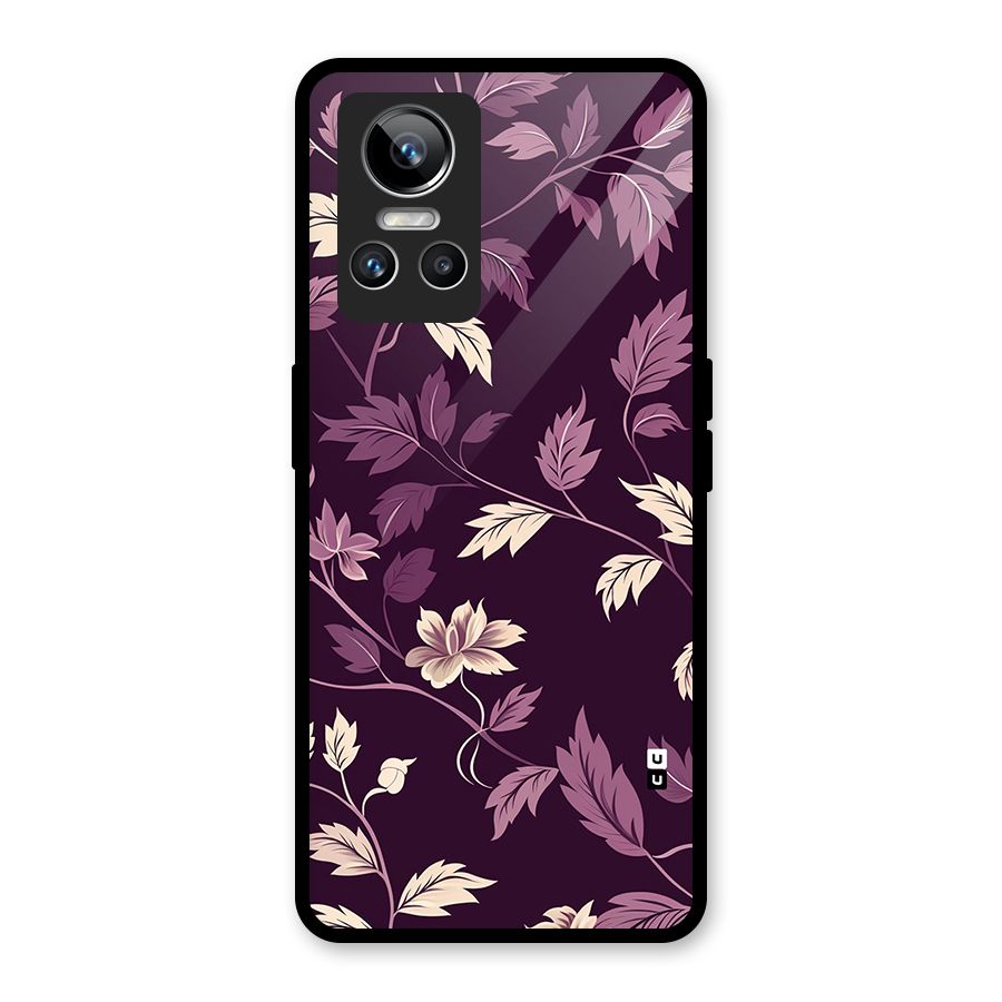 Traditional Florals Glass Back Case for Realme GT Neo 3
