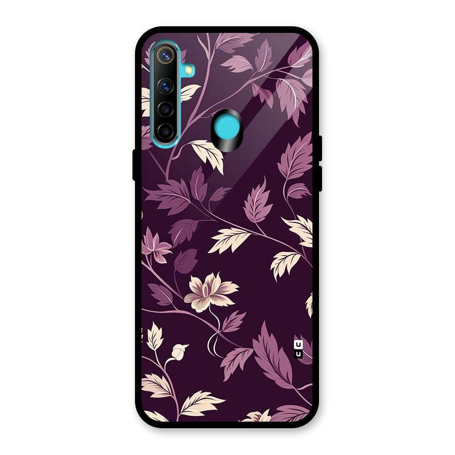 Traditional Florals Glass Back Case for Realme Narzo 10