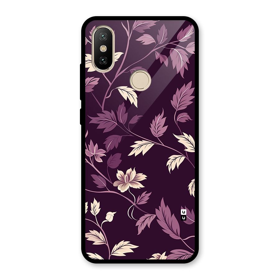 Traditional Florals Glass Back Case for Redmi A2