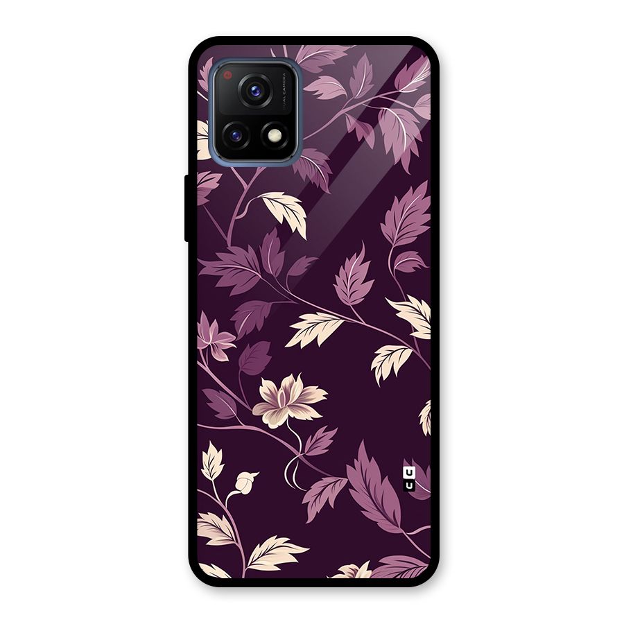 Traditional Florals Glass Back Case for Vivo Y72 5G