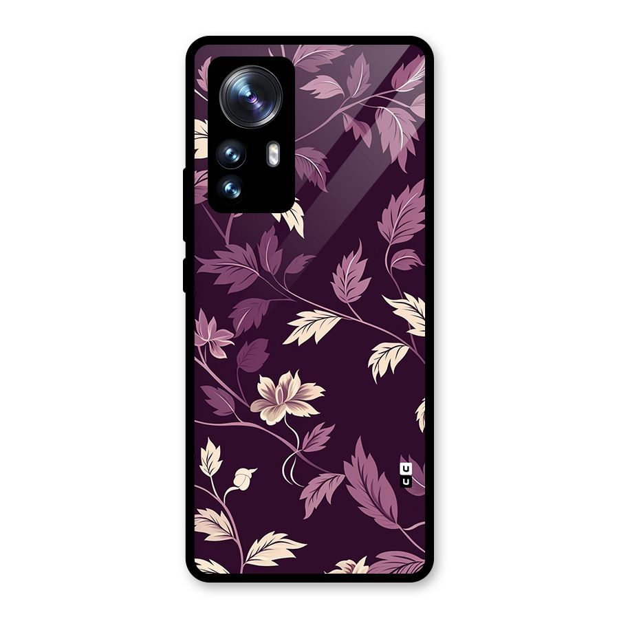 Traditional Florals Glass Back Case for Xiaomi 12 Pro