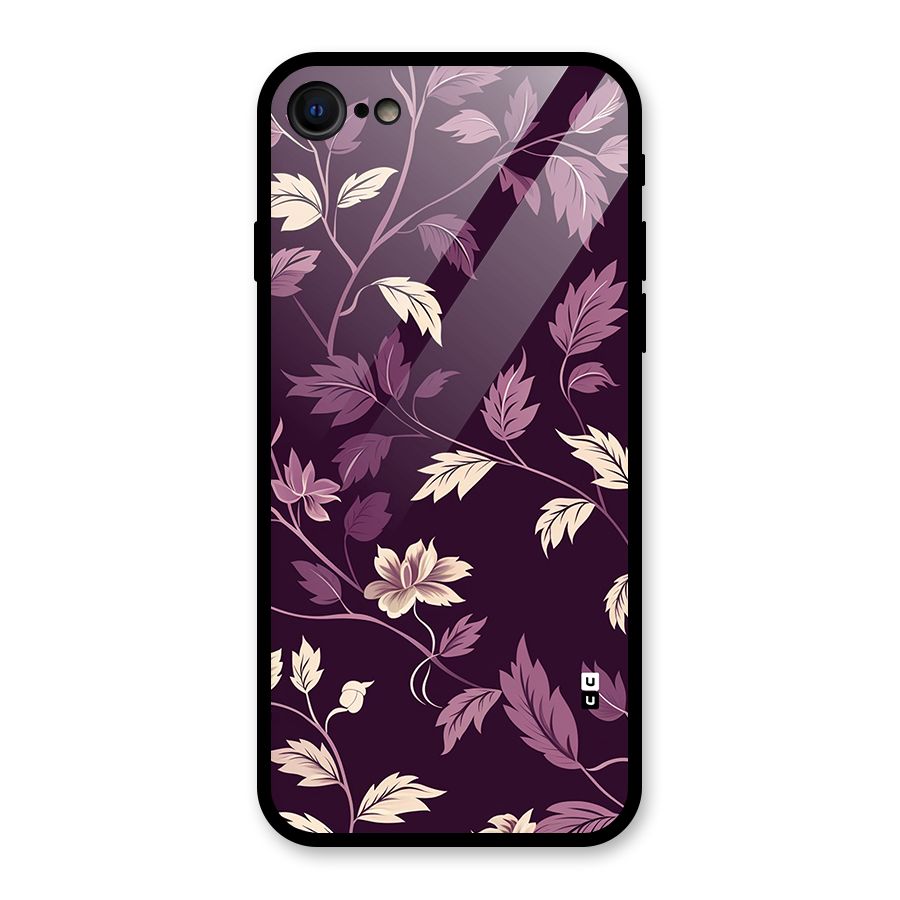 Traditional Florals Glass Back Case for iPhone 7