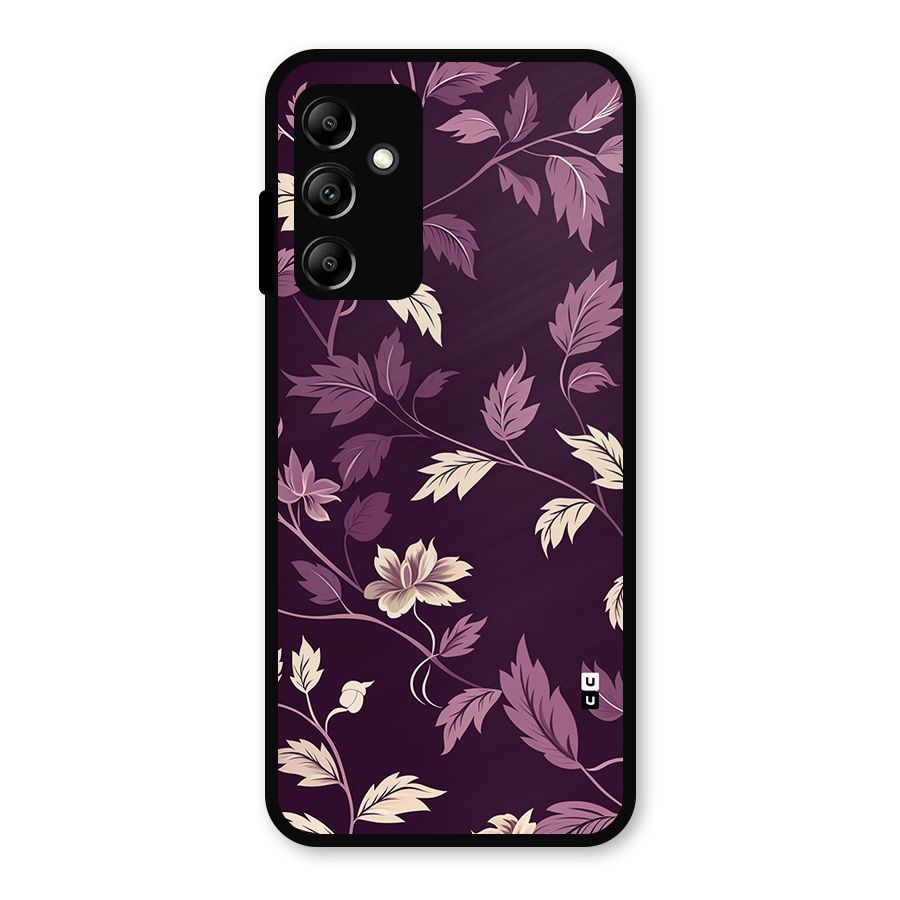 Traditional Florals Metal Back Case for Galaxy A14 5G