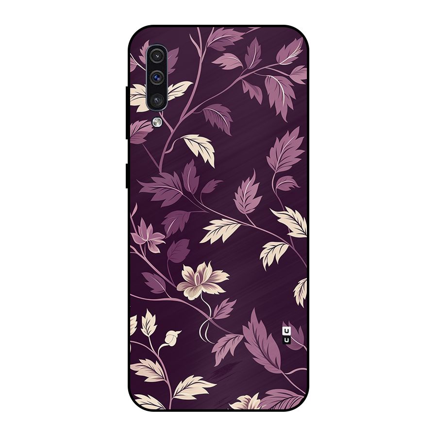 Traditional Florals Metal Back Case for Galaxy A50