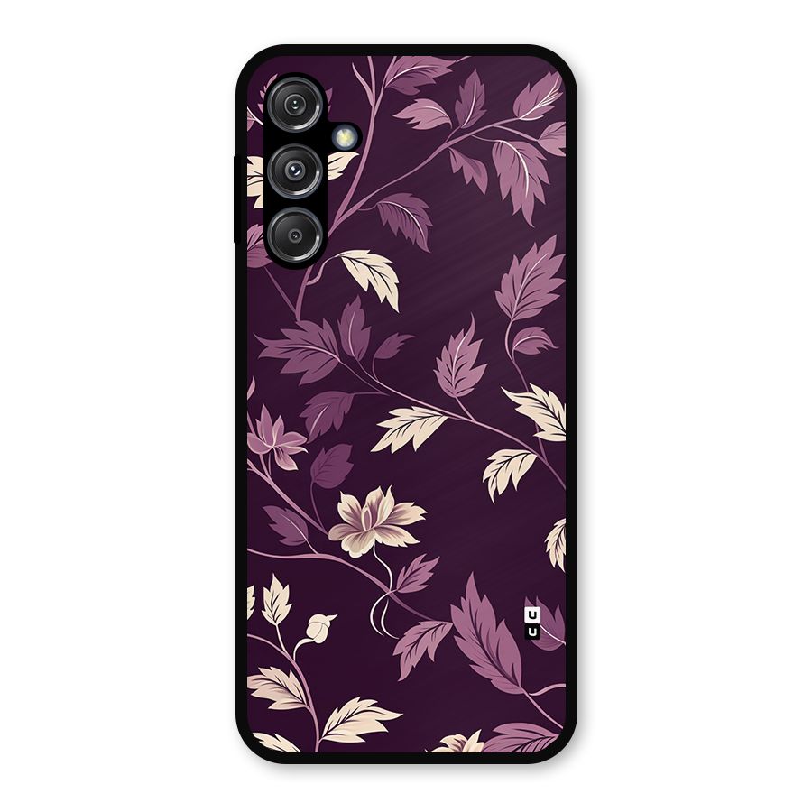 Traditional Florals Metal Back Case for Galaxy M34 5G