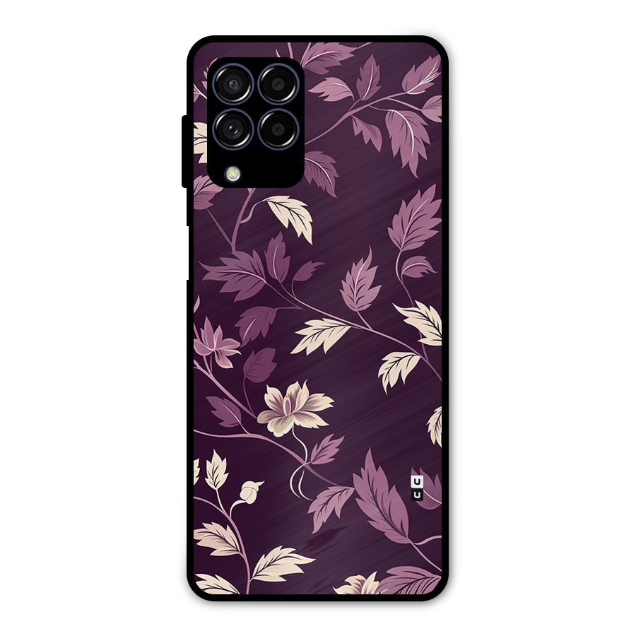 Traditional Florals Metal Back Case for Galaxy M53 5G