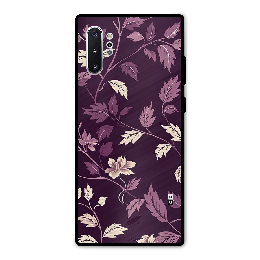 Traditional Florals Metal Back Case for Galaxy Note 10 Plus