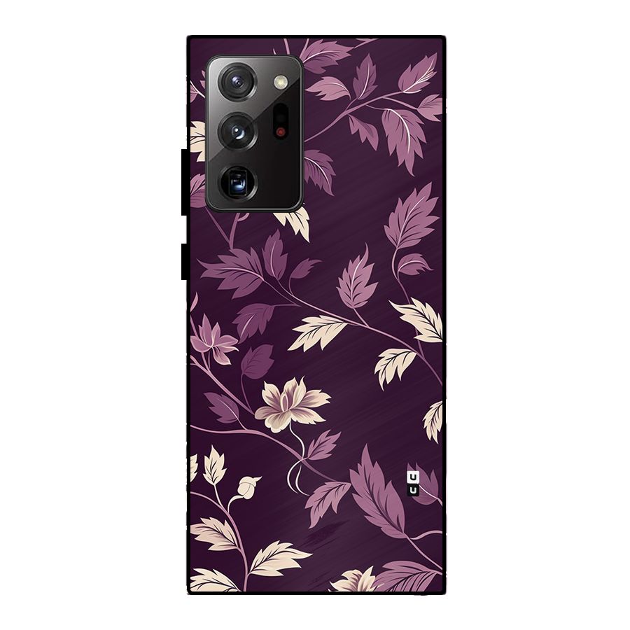 Traditional Florals Metal Back Case for Galaxy Note 20 Ultra 5G