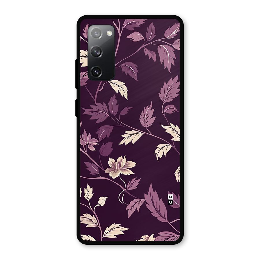 Traditional Florals Metal Back Case for Galaxy S20 FE 5G