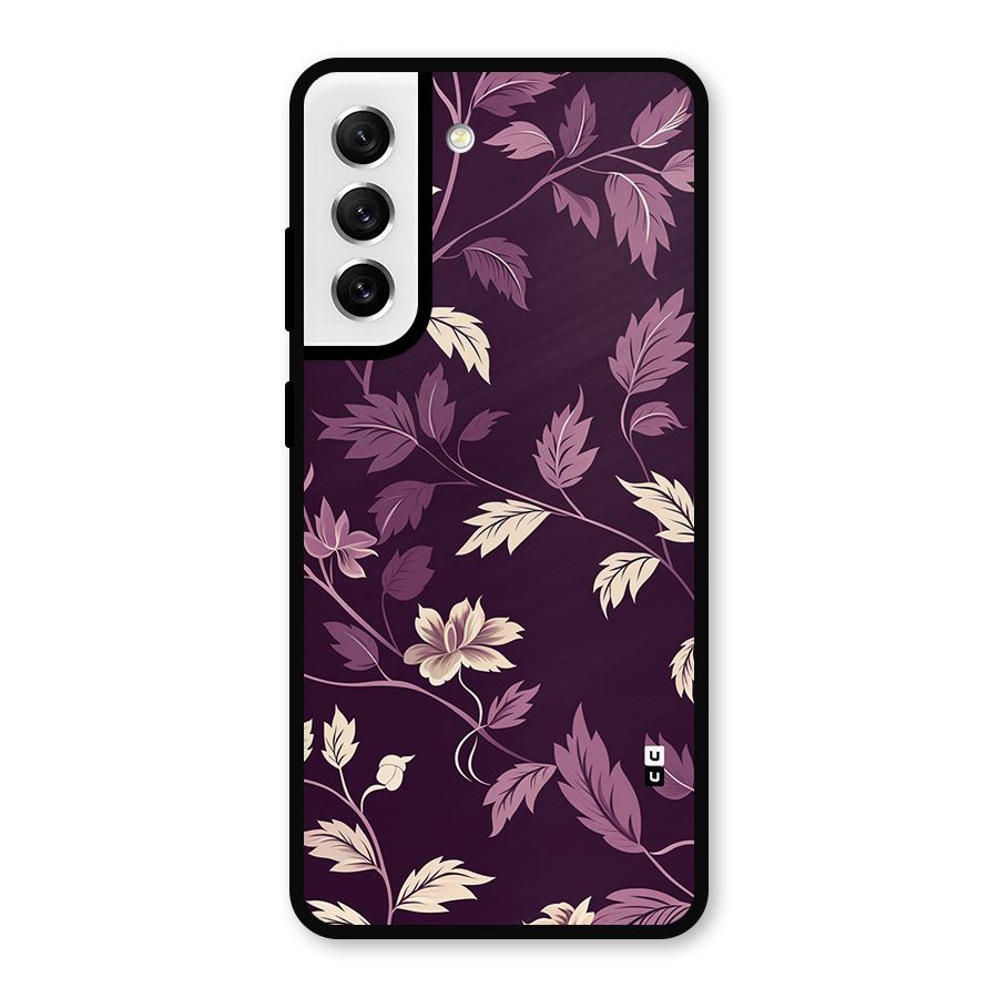Traditional Florals Metal Back Case for Galaxy S21 FE 5G
