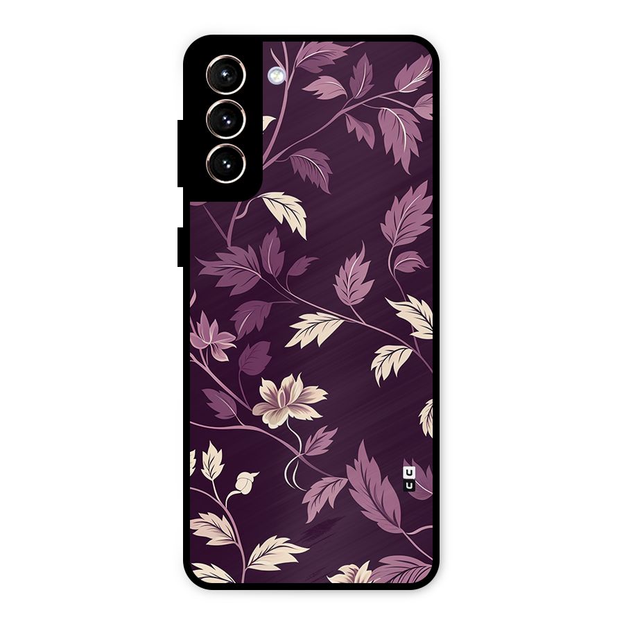 Traditional Florals Metal Back Case for Galaxy S21 Plus