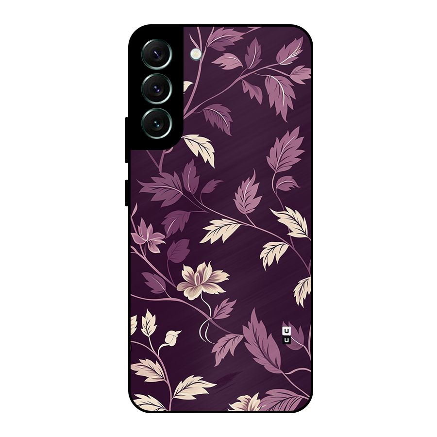 Traditional Florals Metal Back Case for Galaxy S22 Plus 5G