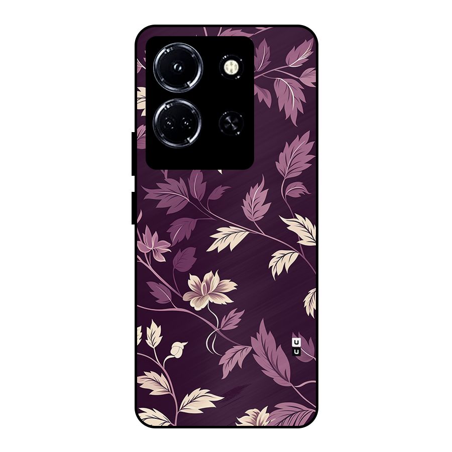Traditional Florals Metal Back Case for Infinix Note 30 5G