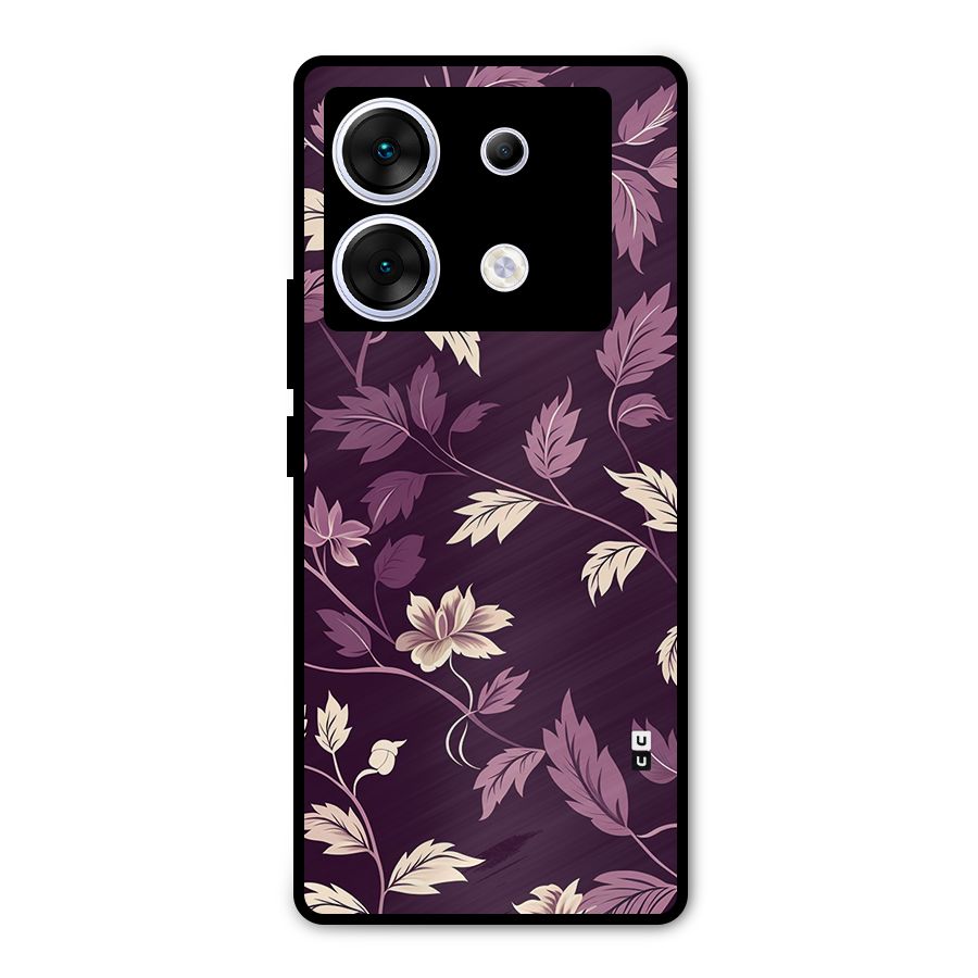 Traditional Florals Metal Back Case for Infinix Zero 30 5G