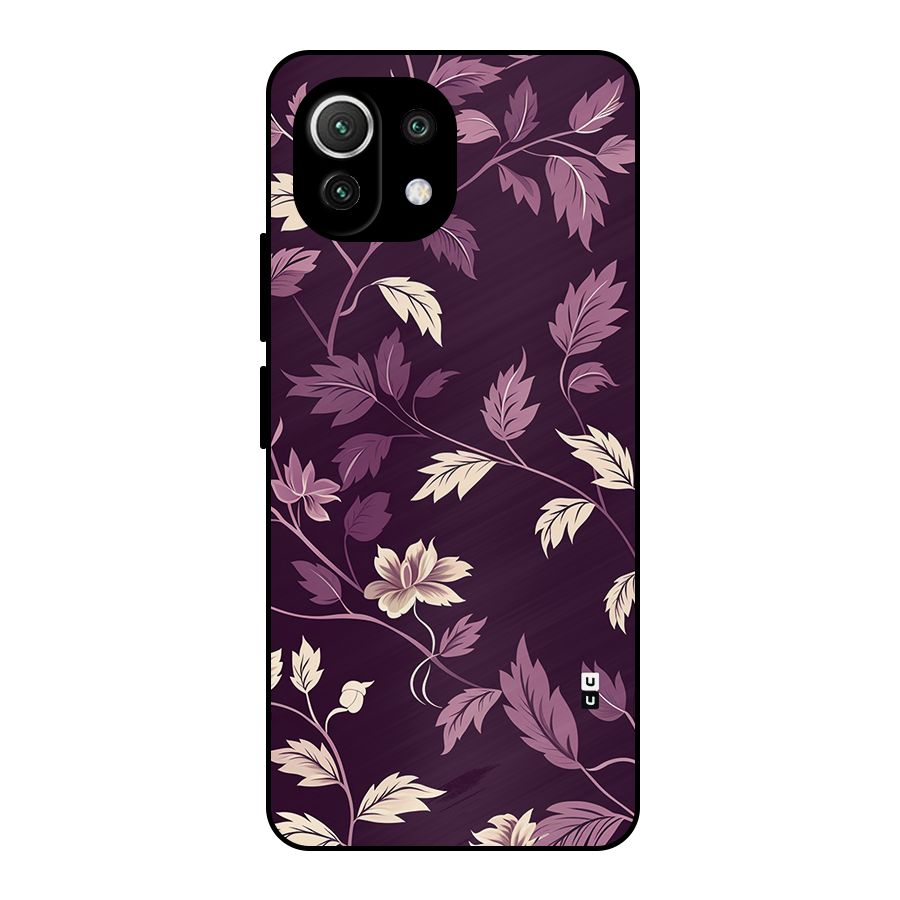 Traditional Florals Metal Back Case for Mi 11 Lite
