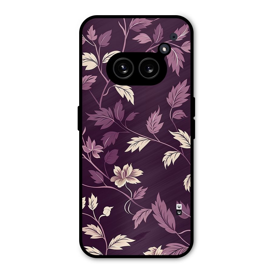 Traditional Florals Metal Back Case for Nothing Phone 2a