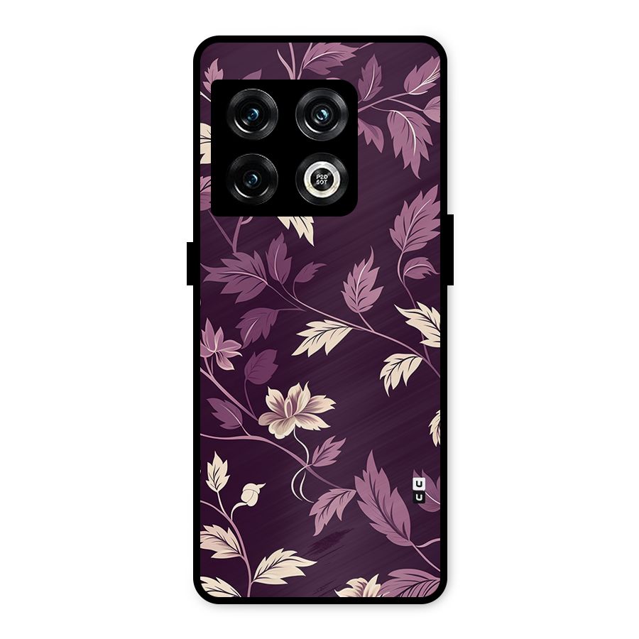 Traditional Florals Metal Back Case for OnePlus 10 Pro 5G