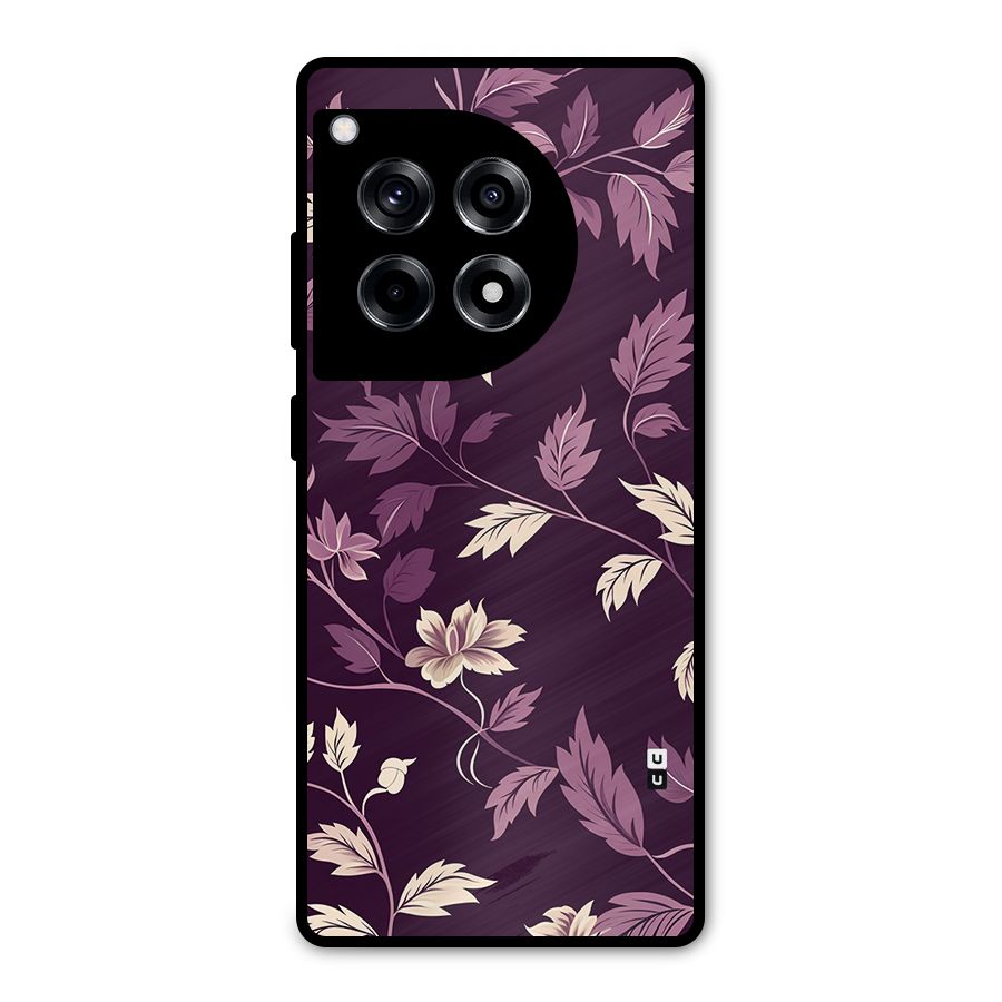 Traditional Florals Metal Back Case for OnePlus 12R