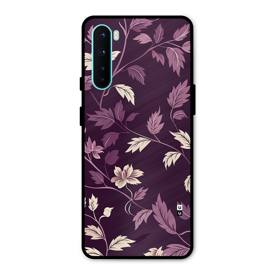 Traditional Florals Metal Back Case for OnePlus Nord