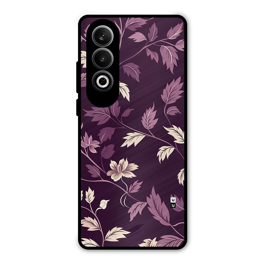 Traditional Florals Metal Back Case for OnePlus Nord CE4