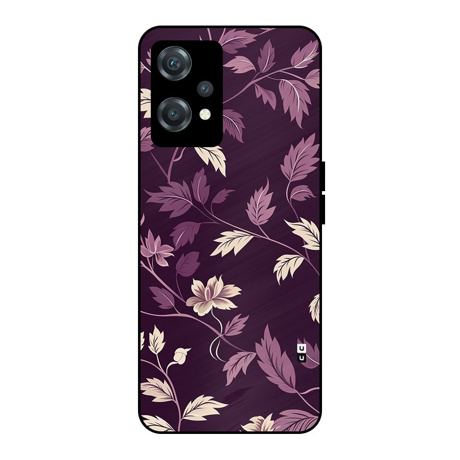 Traditional Florals Metal Back Case for OnePlus Nord CE 2 Lite 5G