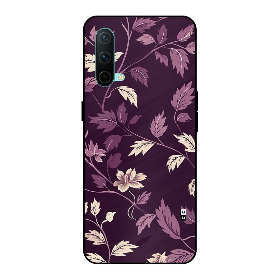 Traditional Florals Metal Back Case for OnePlus Nord CE 5G
