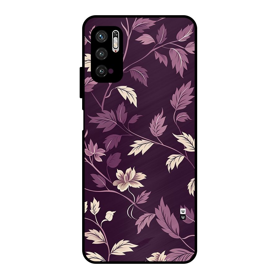 Traditional Florals Metal Back Case for Poco M3 Pro 5G